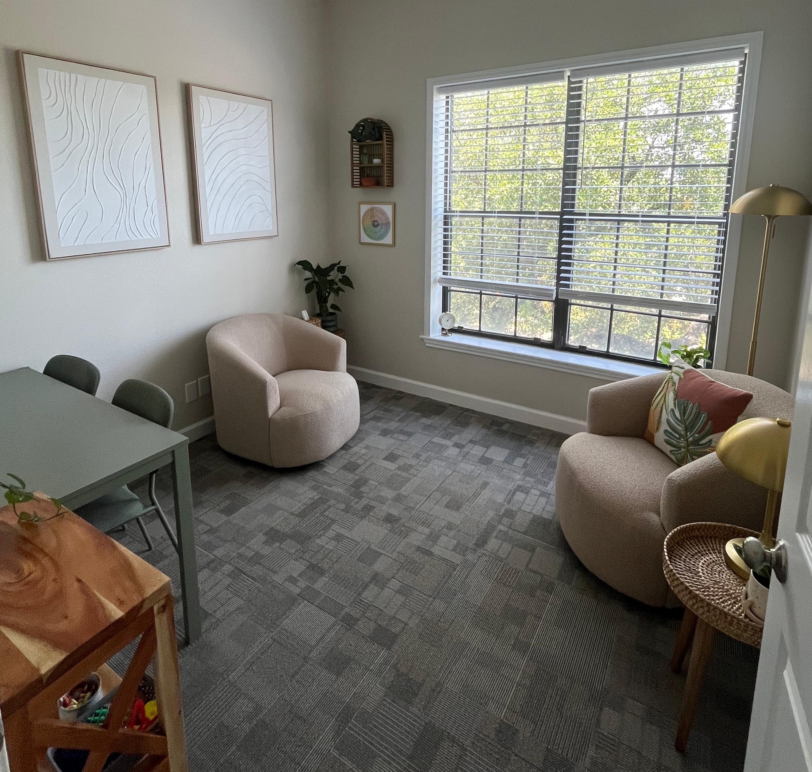 Emily's therapy office in South Austin